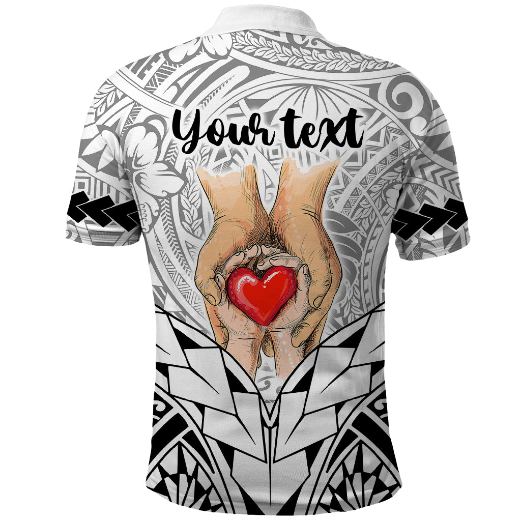 Custom Polynesian Fathers Day Gift For Dad Polo Shirt Super Father In The World Black Polynesian Pattern - Wonder Print Shop