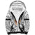 Personalised Polynesian Father's Day Gift For Dad Sherpa Hoodie Super Father In The World - Black Polynesian Pattern - Wonder Print Shop