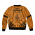 Polynesian Father's Day Gift For Dad Bomber Jacket Super Father In The World - Gold Polynesian Pattern LT9 - Wonder Print Shop
