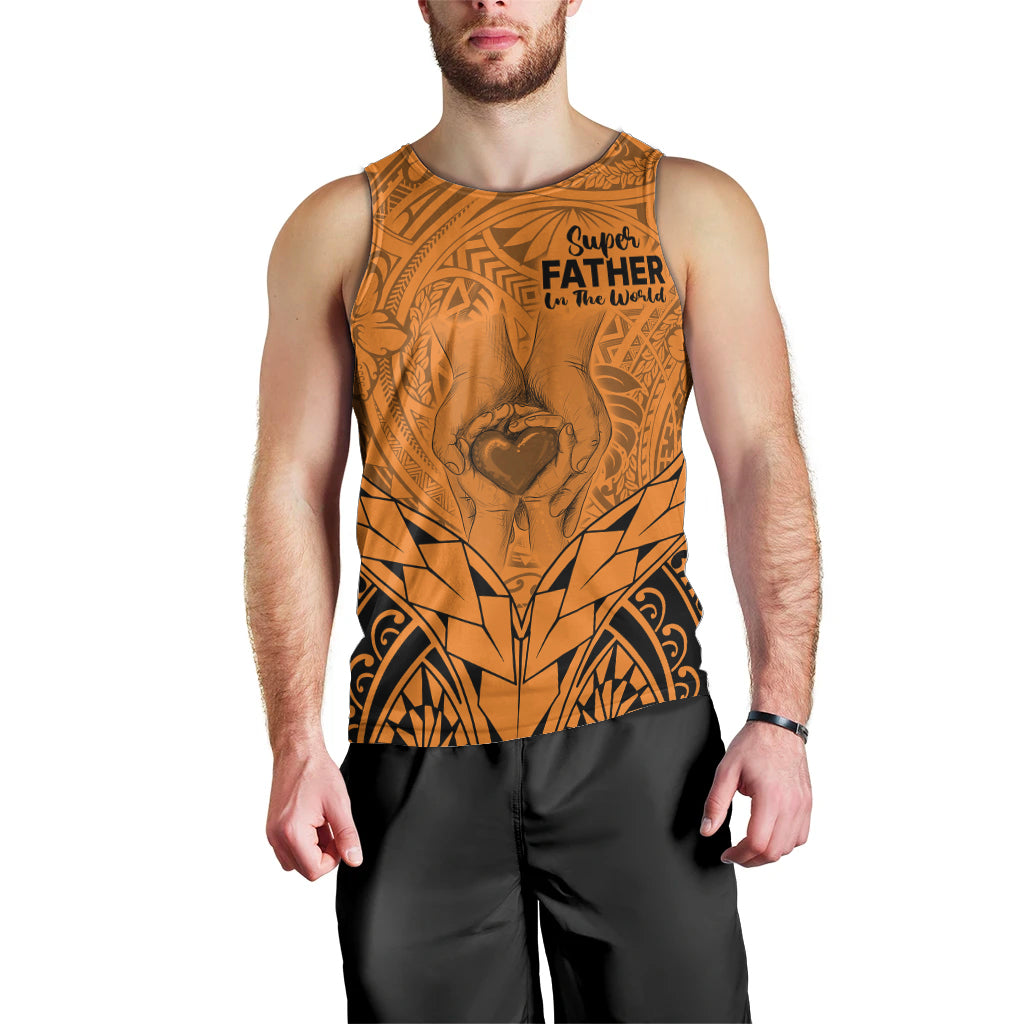 polynesian-fathers-day-gift-for-dad-men-tank-top-super-father-in-the-world-gold-polynesian-pattern