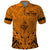 Polynesian Fathers Day Gift For Dad Polo Shirt Super Father In The World Gold Polynesian Pattern - Wonder Print Shop