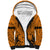 Polynesian Father's Day Gift For Dad Sherpa Hoodie Super Father In The World - Gold Polynesian Pattern - Wonder Print Shop