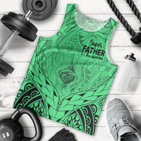 personalised-polynesian-fathers-day-gift-for-dad-men-tank-top-super-father-in-the-world-green-polynesian-pattern