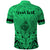 Custom Polynesian Fathers Day Gift For Dad Polo Shirt Super Father In The World Green Polynesian Pattern - Wonder Print Shop