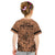 Polynesian Father's Day Gift For Dad Kid T Shirt Super Father In The World - Nude Polynesian Pattern - Wonder Print Shop
