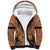 Polynesian Father's Day Gift For Dad Sherpa Hoodie Super Father In The World - Nude Polynesian Pattern - Wonder Print Shop
