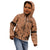 Personalised Polynesian Father's Day Gift For Dad Kid Hoodie Super Father In The World - Nude Polynesian Pattern - Wonder Print Shop