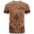 Personalised Polynesian Father's Day Gift For Dad T Shirt Super Father In The World - Nude Polynesian Pattern - Wonder Print Shop