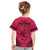 Polynesian Father's Day Gift For Dad Kid T Shirt Super Father In The World - Pink Polynesian Pattern - Wonder Print Shop
