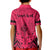 Custom Polynesian Fathers Day Gift For Dad Polo Shirt for Kid Super Father In The World Pink Polynesian Pattern - Wonder Print Shop