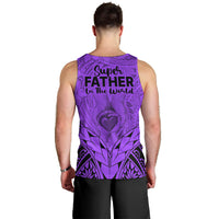 polynesian-fathers-day-gift-for-dad-men-tank-top-super-father-in-the-world-purple-polynesian-pattern