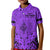 Custom Polynesian Fathers Day Gift For Dad Polo Shirt for Kid Super Father In The World Purple Polynesian Pattern - Wonder Print Shop