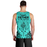 polynesian-fathers-day-gift-for-dad-men-tank-top-super-father-in-the-world-turquoise-polynesian-pattern