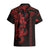 Hawaiian Tribal Hawaiian Shirt Polynesian Kakau Turtle - Red - Wonder Print Shop