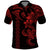 Hawaiian Tribal Polo Shirt Polynesian Kakau Turtle - Red - Wonder Print Shop