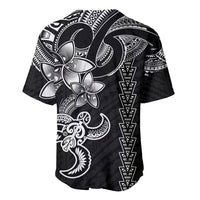 Hawaiian Tribal Baseball Jersey Polynesian Kakau Turtle - White LT9 - Wonder Print Shop