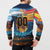 Custom Spain and Argentina Football Button Sweatshirt Finalissima Make History Together LT9 - Wonder Print Shop