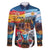 Custom Spain and Argentina Football Family Matching Long Sleeve Bodycon Dress and Hawaiian Shirt Finalissima Make History Together LT9 - Wonder Print Shop