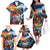 Custom Spain and Argentina Football Family Matching Off The Shoulder Long Sleeve Dress and Hawaiian Shirt Finalissima Make History Together - Wonder Print Shop