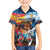 Custom Spain and Argentina Football Family Matching Short Sleeve Bodycon Dress and Hawaiian Shirt Finalissima Make History Together - Wonder Print Shop