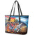 Custom Spain and Argentina Football Leather Tote Bag Finalissima Make History Together - Wonder Print Shop