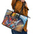 Custom Spain and Argentina Football Leather Tote Bag Finalissima Make History Together - Wonder Print Shop