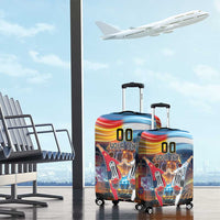 Custom Spain and Argentina Football Luggage Cover Finalissima Make History Together - Wonder Print Shop