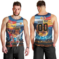 Custom Spain and Argentina Football Men Tank Top Finalissima Make History Together - Wonder Print Shop