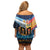 Custom Spain and Argentina Football Off Shoulder Short Dress Finalissima Make History Together - Wonder Print Shop