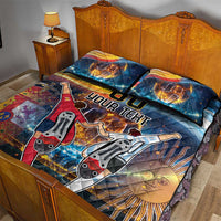 Custom Spain and Argentina Football Quilt Bed Set Finalissima Make History Together - Wonder Print Shop