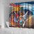 Custom Spain and Argentina Football Shower Curtain Finalissima Make History Together