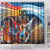 Custom Spain and Argentina Football Shower Curtain Finalissima Make History Together