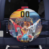Custom Spain and Argentina Football Spare Tire Cover Finalissima Make History Together - Wonder Print Shop