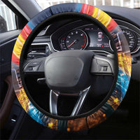 Spain and Argentina Football Steering Wheel Cover Finalissima Make History Together - Wonder Print Shop