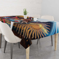 Custom Spain and Argentina Football Tablecloth Finalissima Make History Together - Wonder Print Shop