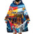 Custom Spain and Argentina Football Wearable Blanket Hoodie Finalissima Make History Together - Wonder Print Shop