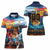 Custom Spain and Argentina Football Women Polo Shirt Finalissima Make History Together - Wonder Print Shop