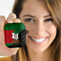 Kenya 254 AirPods Case Kenyan Flag Map Double Lion Shield - Wonder Print Shop