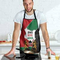 Kenya 254 Apron Kenyan Flag Map Double Lion Shield - Wonder Print Shop