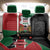 Kenya 254 Back Car Seat Cover Kenyan Flag Map Double Lion Shield - Wonder Print Shop