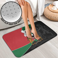 Kenya 254 Bathroom Set Kenyan Flag Map Double Lion Shield - Wonder Print Shop