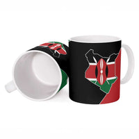 Kenya 254 Ceramic Mug Kenyan Flag Map Double Lion Shield - Wonder Print Shop
