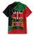Kenya 254 Family Matching Mermaid Dress and Hawaiian Shirt Kenyan Flag Map Double Lion Shield - Wonder Print Shop