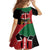 Kenya 254 Family Matching Off Shoulder Maxi Dress and Hawaiian Shirt Kenyan Flag Map Double Lion Shield - Wonder Print Shop