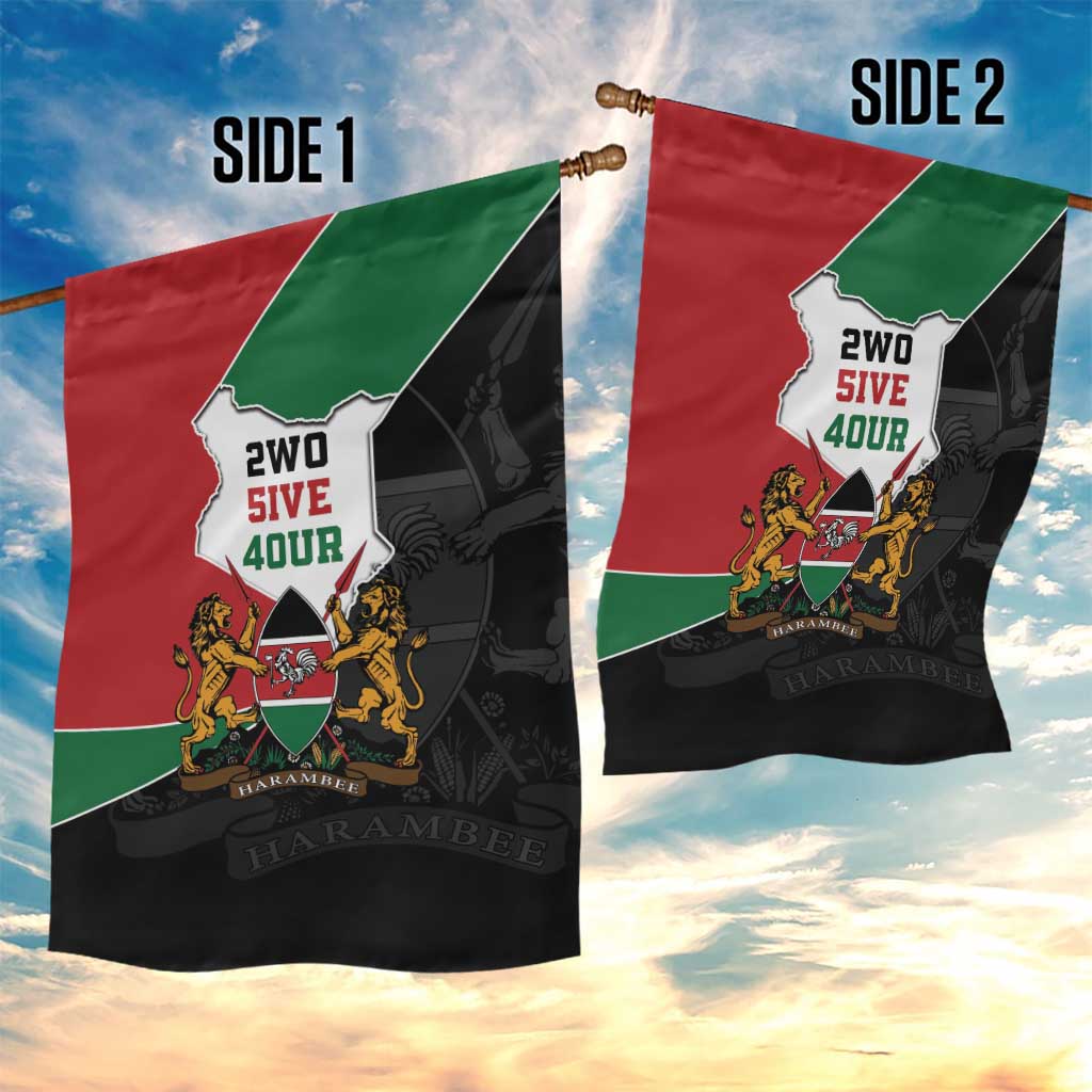 Kenya 254 Garden Flag Kenyan Flag Map Double Lion Shield - Wonder Print Shop
