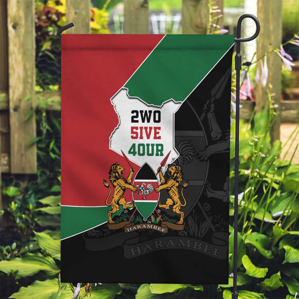 Kenya 254 Garden Flag Kenyan Flag Map Double Lion Shield - Wonder Print Shop