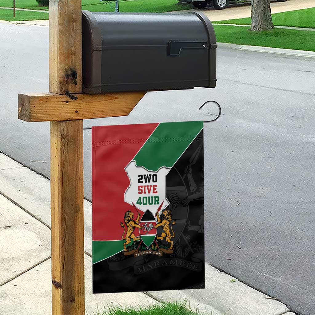 Kenya 254 Garden Flag Kenyan Flag Map Double Lion Shield - Wonder Print Shop
