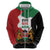 Kenya 254 Hoodie Kenyan Flag Map Double Lion Shield - Wonder Print Shop