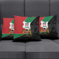Kenya 254 Pillow Cover Kenyan Flag Map Double Lion Shield - Wonder Print Shop