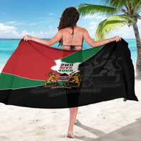 Kenya 254 Sarong Kenyan Flag Map Double Lion Shield - Wonder Print Shop